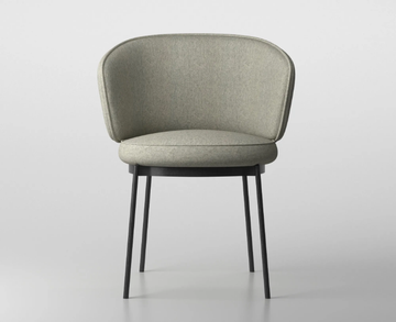 CONCORDE - Upholstered fabric chair by Casamania & Horm - view 3